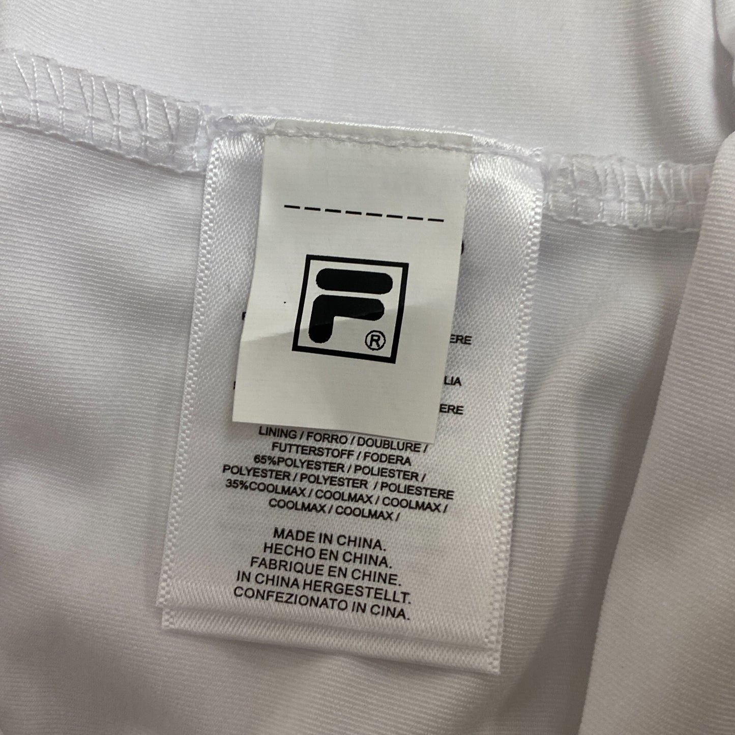 FILA WOMENS A-LINE SKORT WHITE RELAXED FIT Size XL, TW153KH4 Brand New!!!