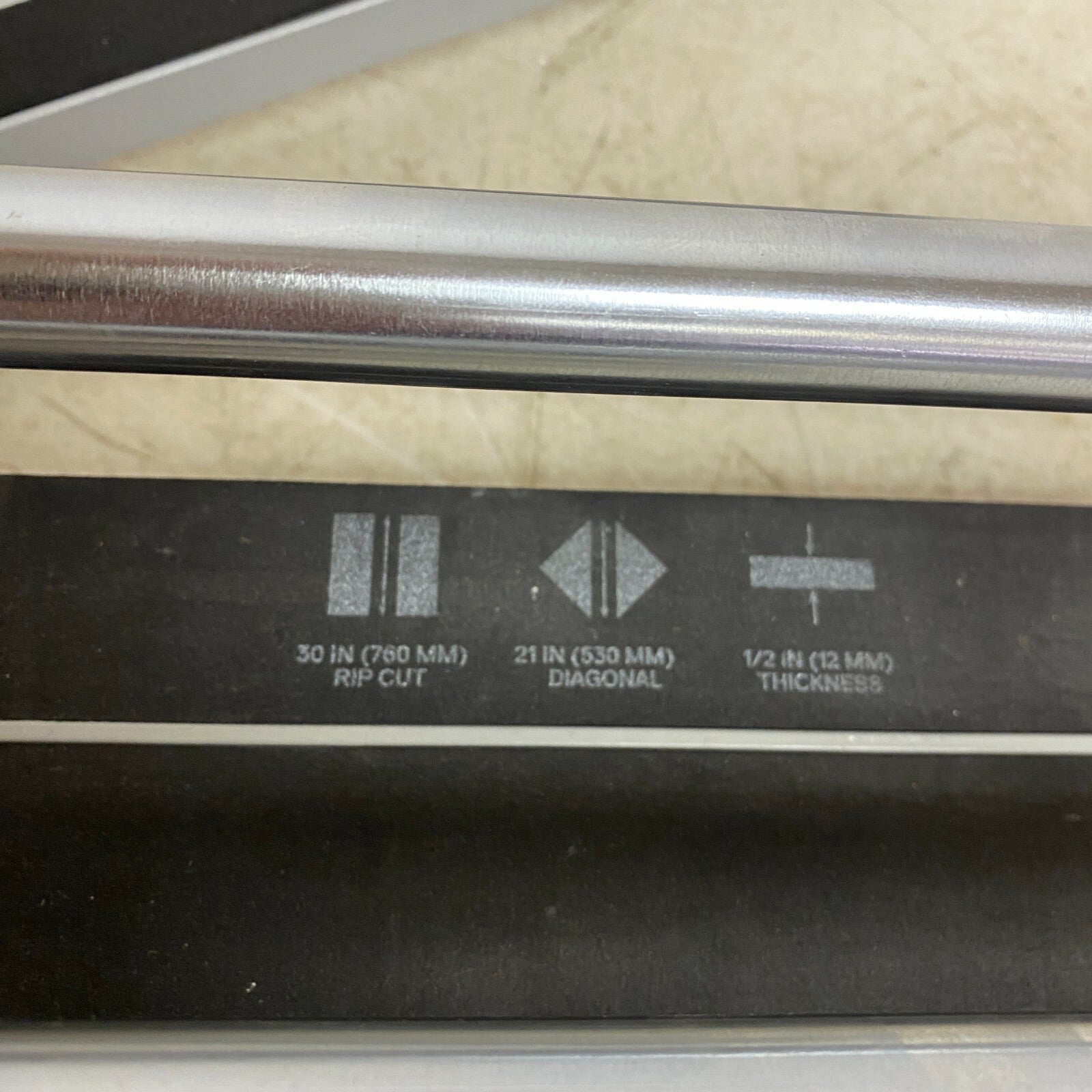 Kobalt 30 inch Tile Cutter 7/8 Cutting Wheel Up to 1/2 inch Thickness