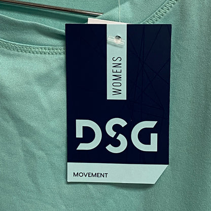 DSG Womens Movement Tank Aqua Tonic sleeveles Lightweight Summer Trendy DAW13363
