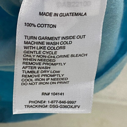 DSG Boys Printed Cotton Graphic Tee Stain Dye Capri Ocean Short Sleeve DAB22100