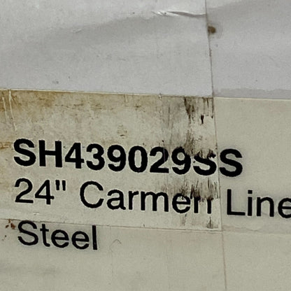 Signature Hardware 24" Carmen Linear Shower Drain - Brushed Stainless Steel