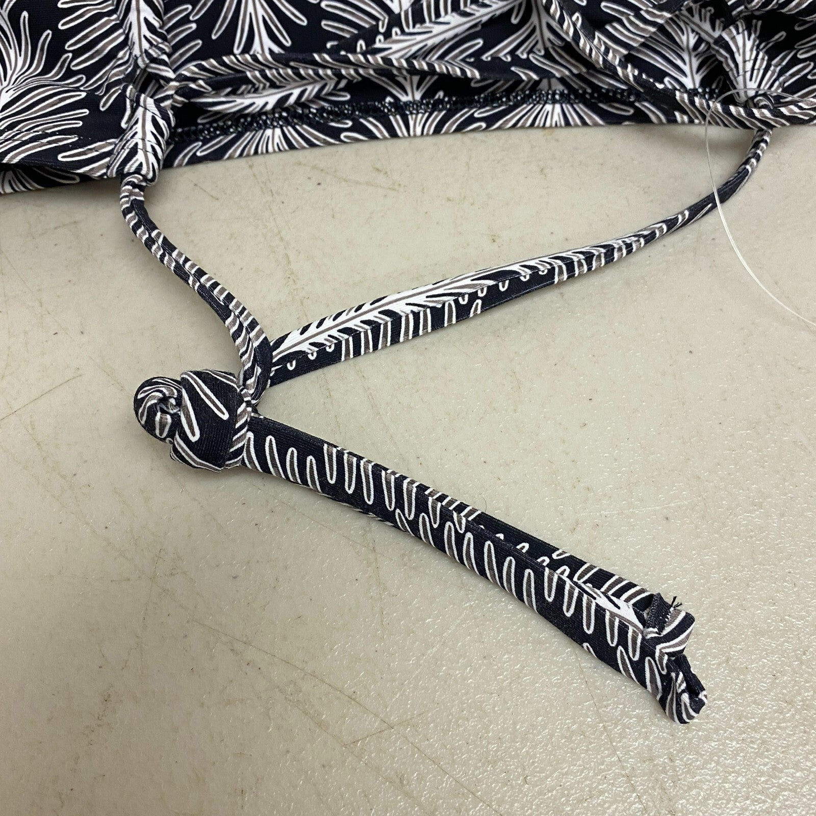 Calia Womens Triangle Low Support Bikini Top Black Combo Floral WSA23201PRT