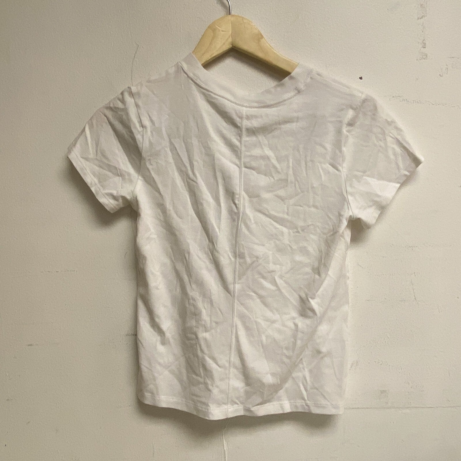 Calia Women's Everyday Shrunken Short Sleeves Crew Neck Tee Pure White WAX11248