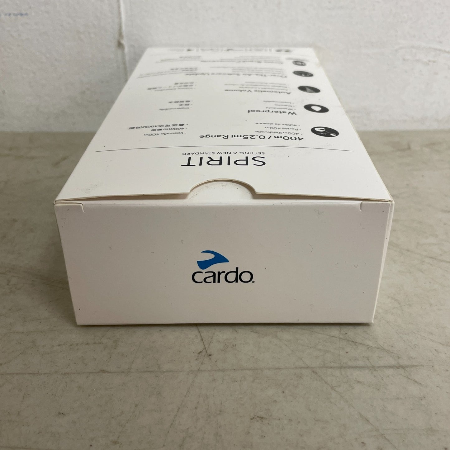 Cardo Spirit Single Bluetooth Motorcycle Intercom IP65 Waterproof SPRT0001