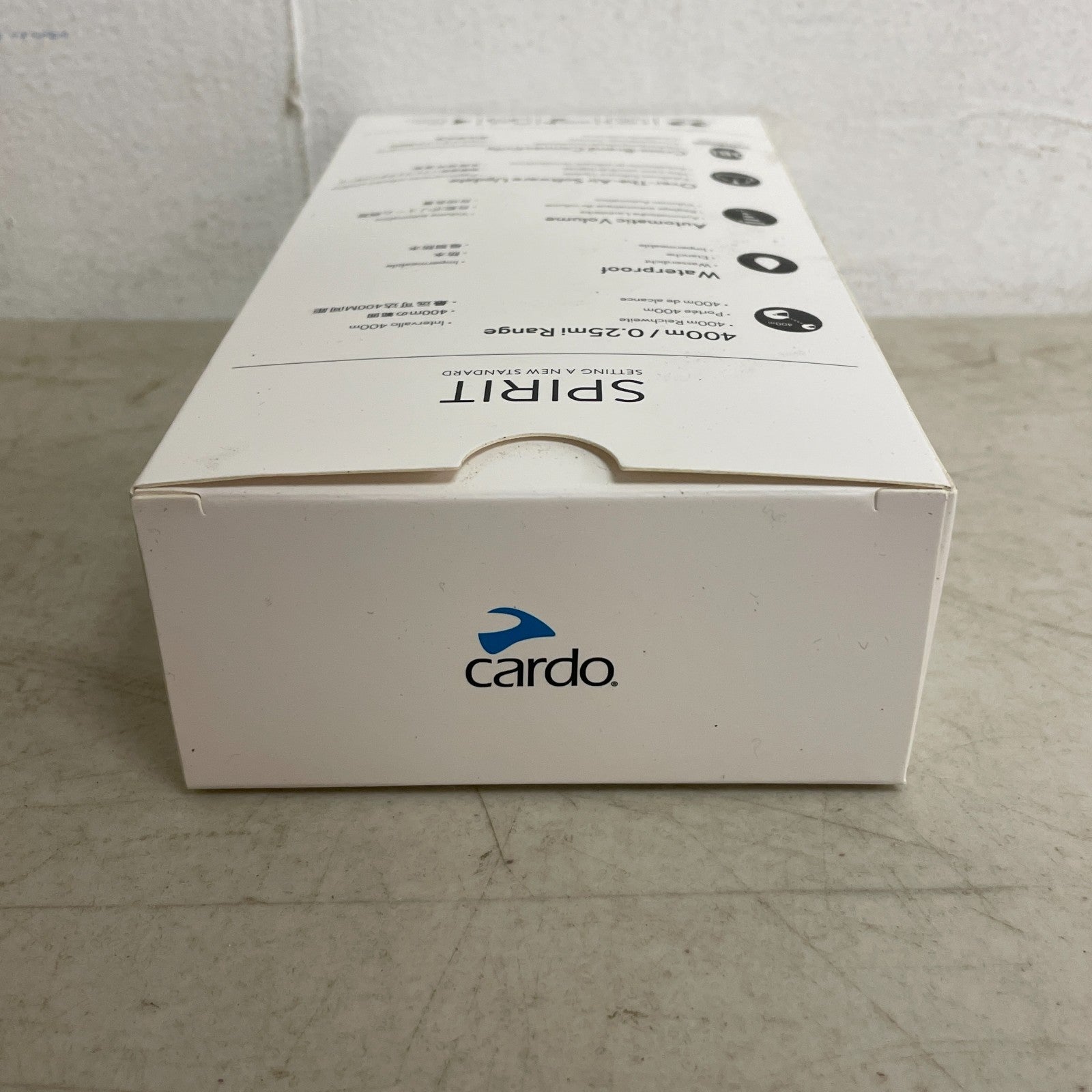 Cardo Spirit Single Bluetooth Motorcycle Intercom IP65 Waterproof SPRT0001