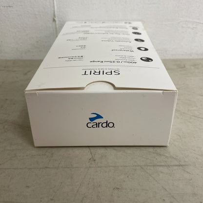 Cardo Spirit Single Bluetooth Motorcycle Intercom IP65 Waterproof SPRT0001
