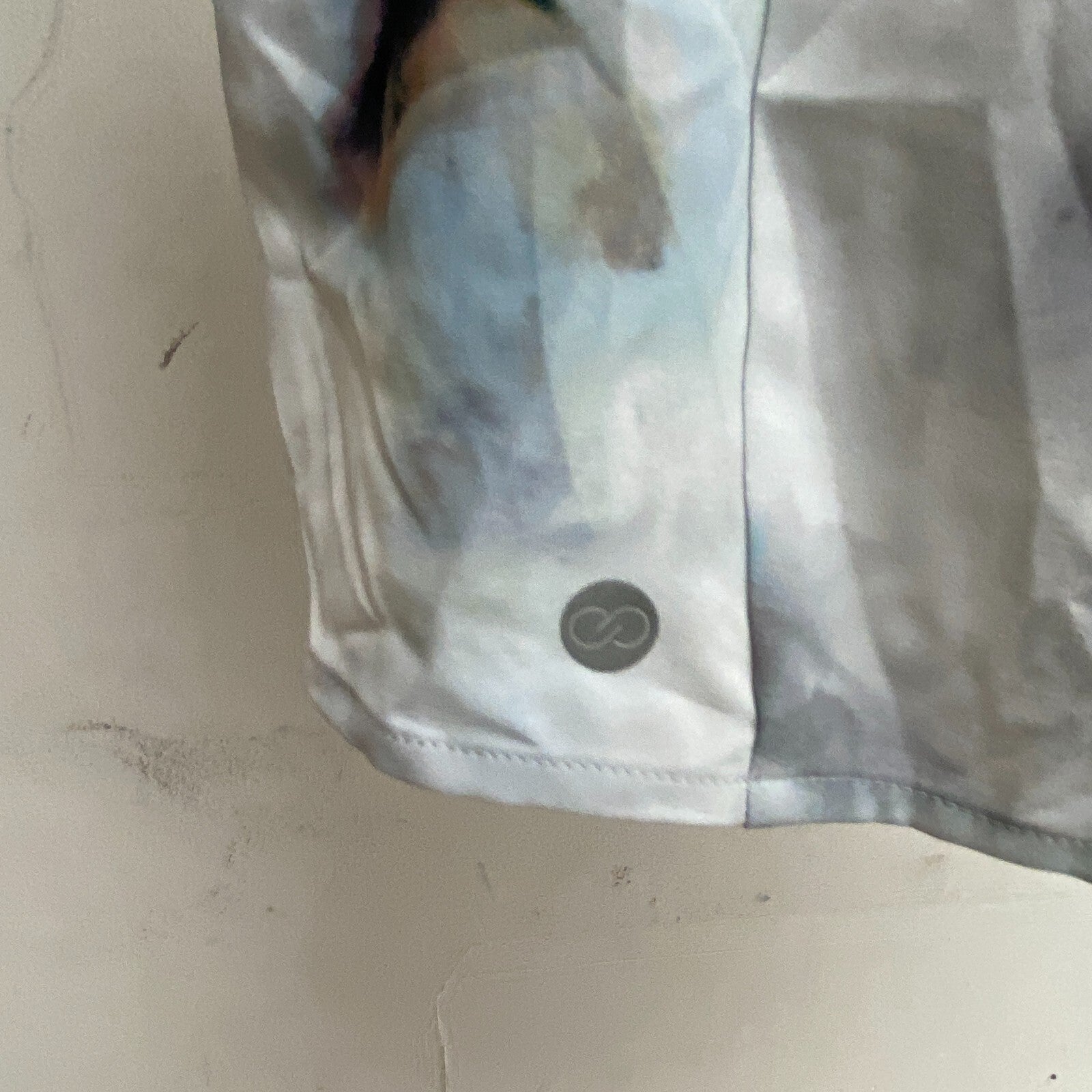 Calia Womens 3 in Relaxed Woven High Rise Step Up Performance Short Milky Blue