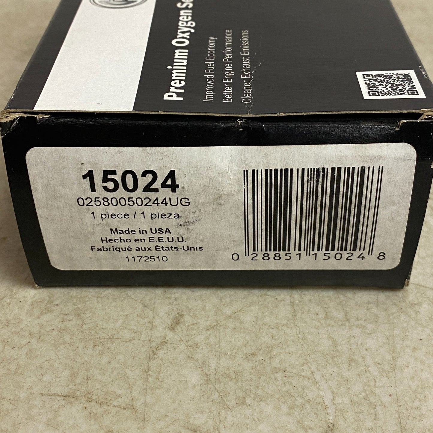 BOSCH OEM Heated Oxygen Sensor Steel Housing 4‑Wire 18 mm Thread 15024