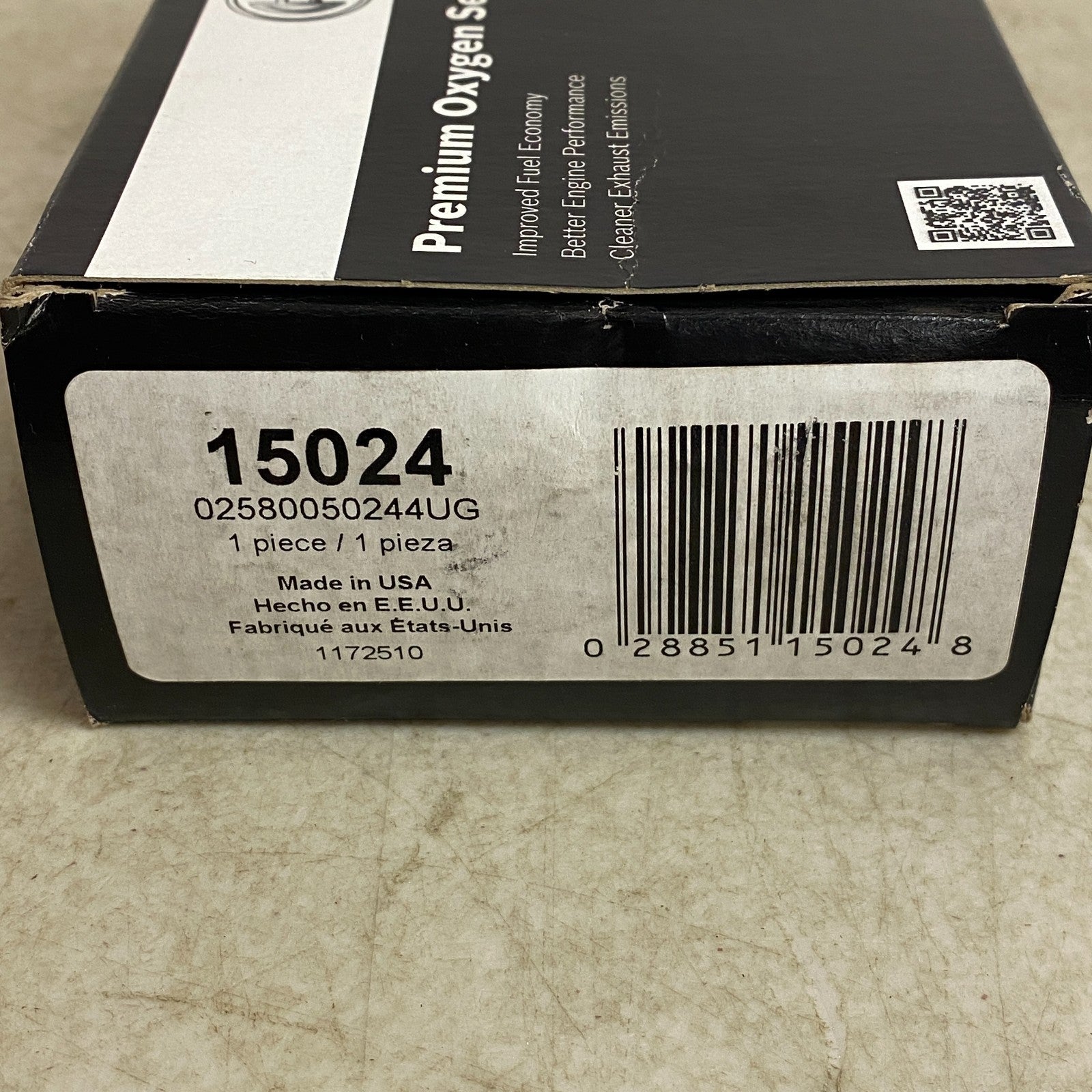 BOSCH OEM Heated Oxygen Sensor Steel Housing 4‑Wire 18 mm Thread 15024