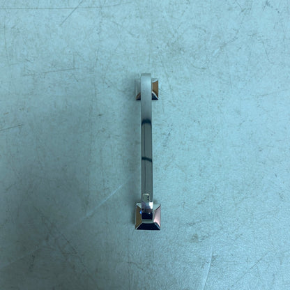 Signature Hardware 4'' Klein Solid Brass Cabinet Pull - Polished Nickel