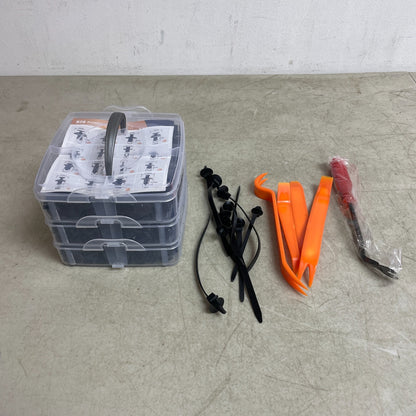 GOOACC 635pcs Push Retainer Fastener Clips Kit Universal Nylon GRC86