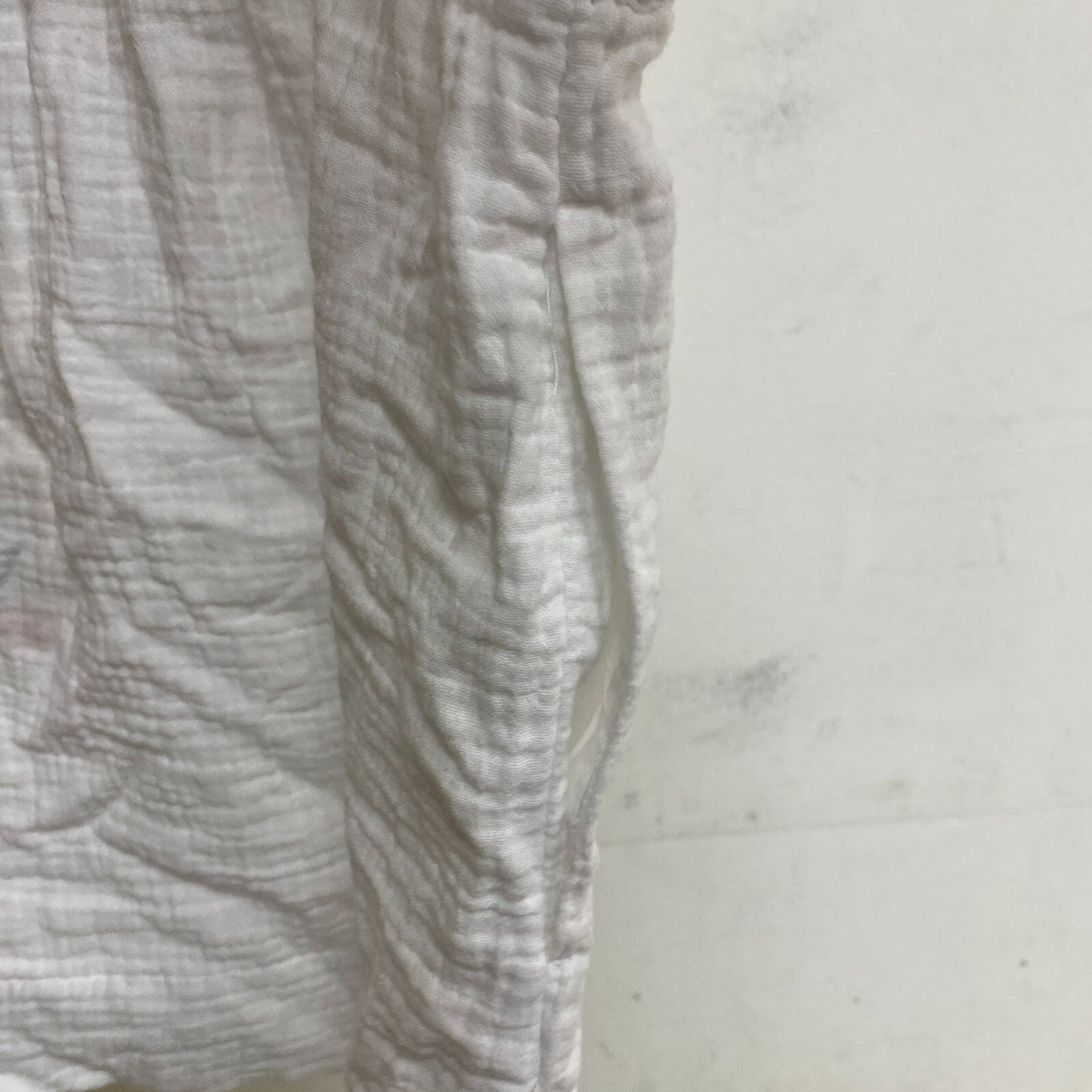 Calia Women Inverted Pleat Pull on Short Pure White Solid WSA23918N