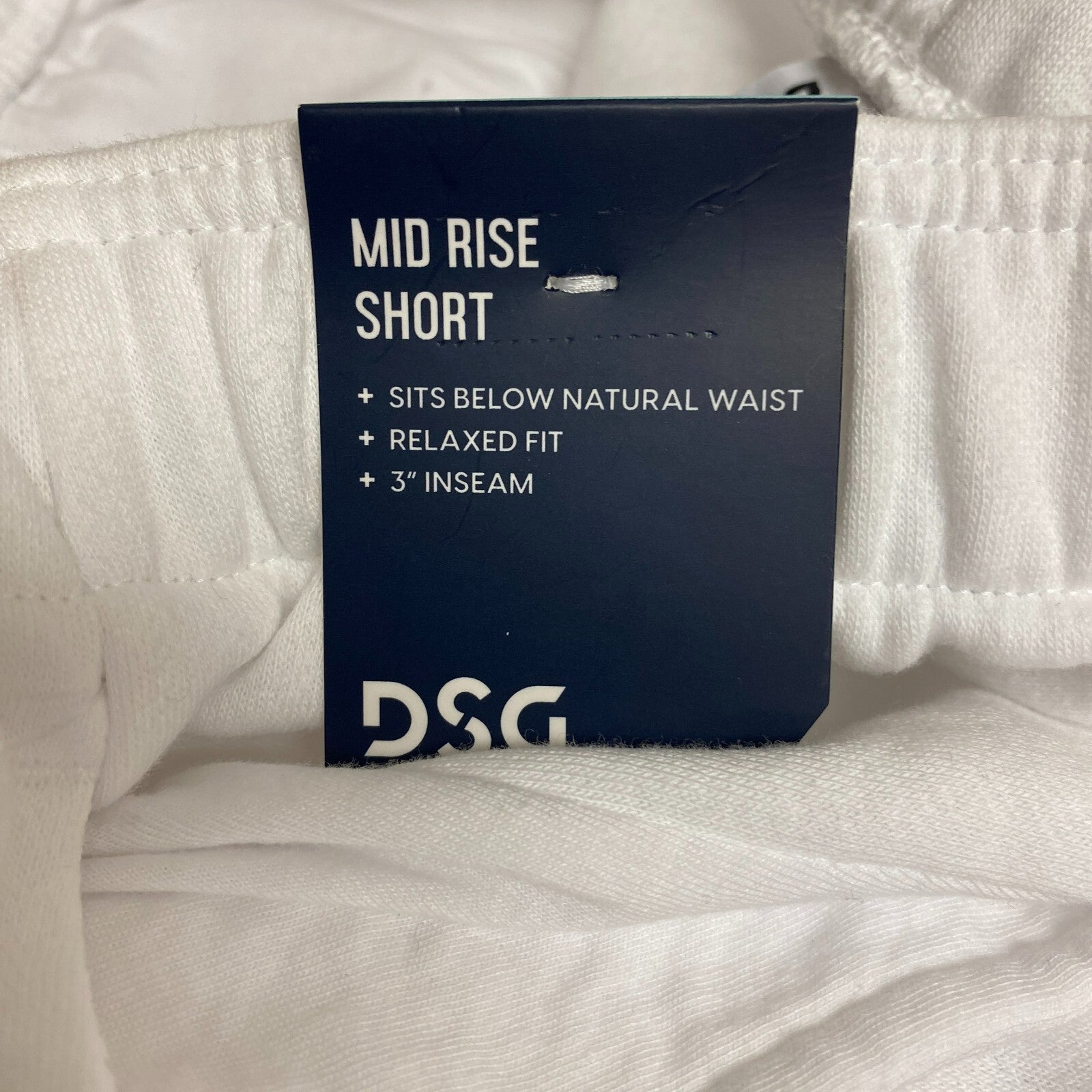 DSG Women's Oversized Fleece Shorts Pure White Solid Summer Stylish DAW11431