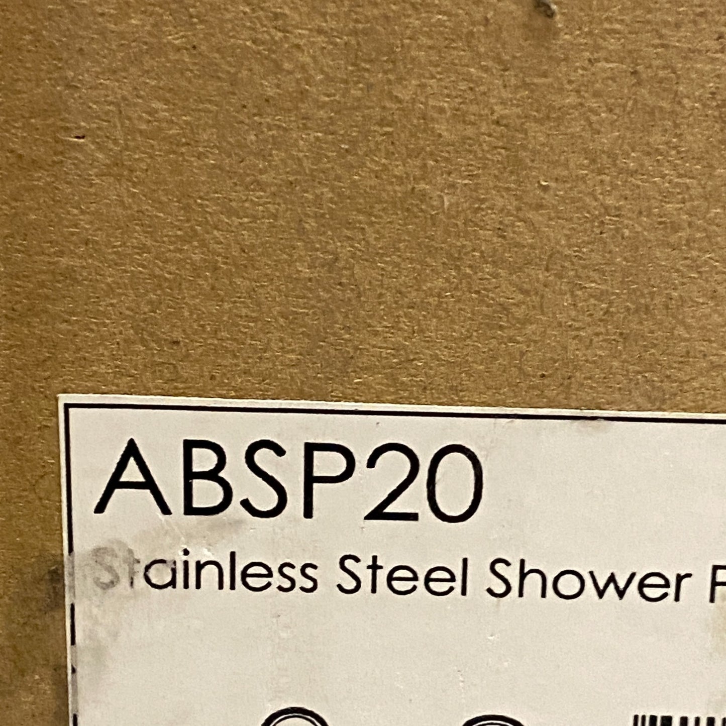 ALFI brand ABSP20 Alfi Trade Pressure Balanced Shower Panel - Stainless Steel