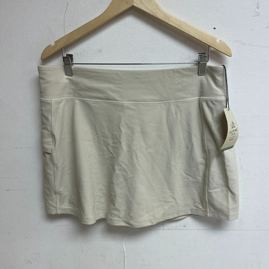 Alpine Deisgn Womens Relaxed Fit Ribbed Skort Light Khaki Solid ADW13809