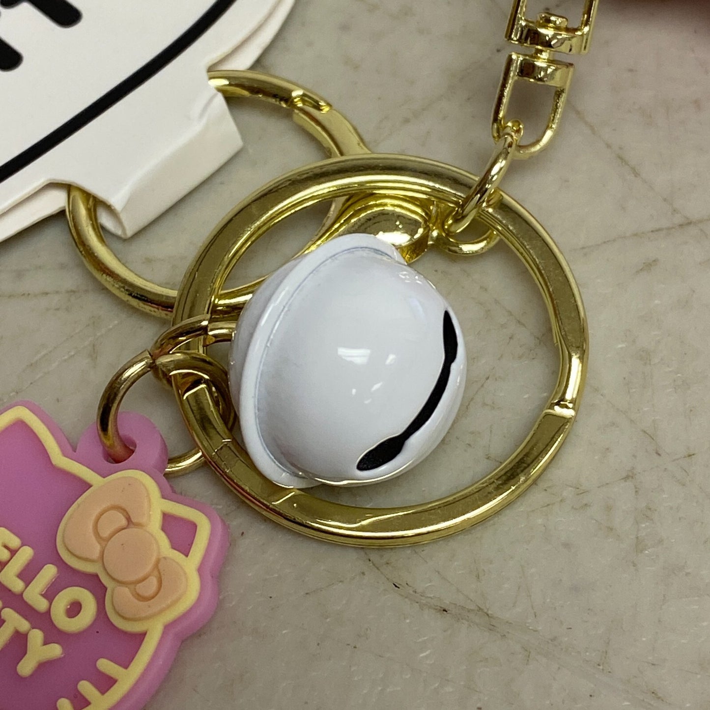 New Assorted Silicon 3D Hello Kitty Keychain with winter scarf outfit accessory