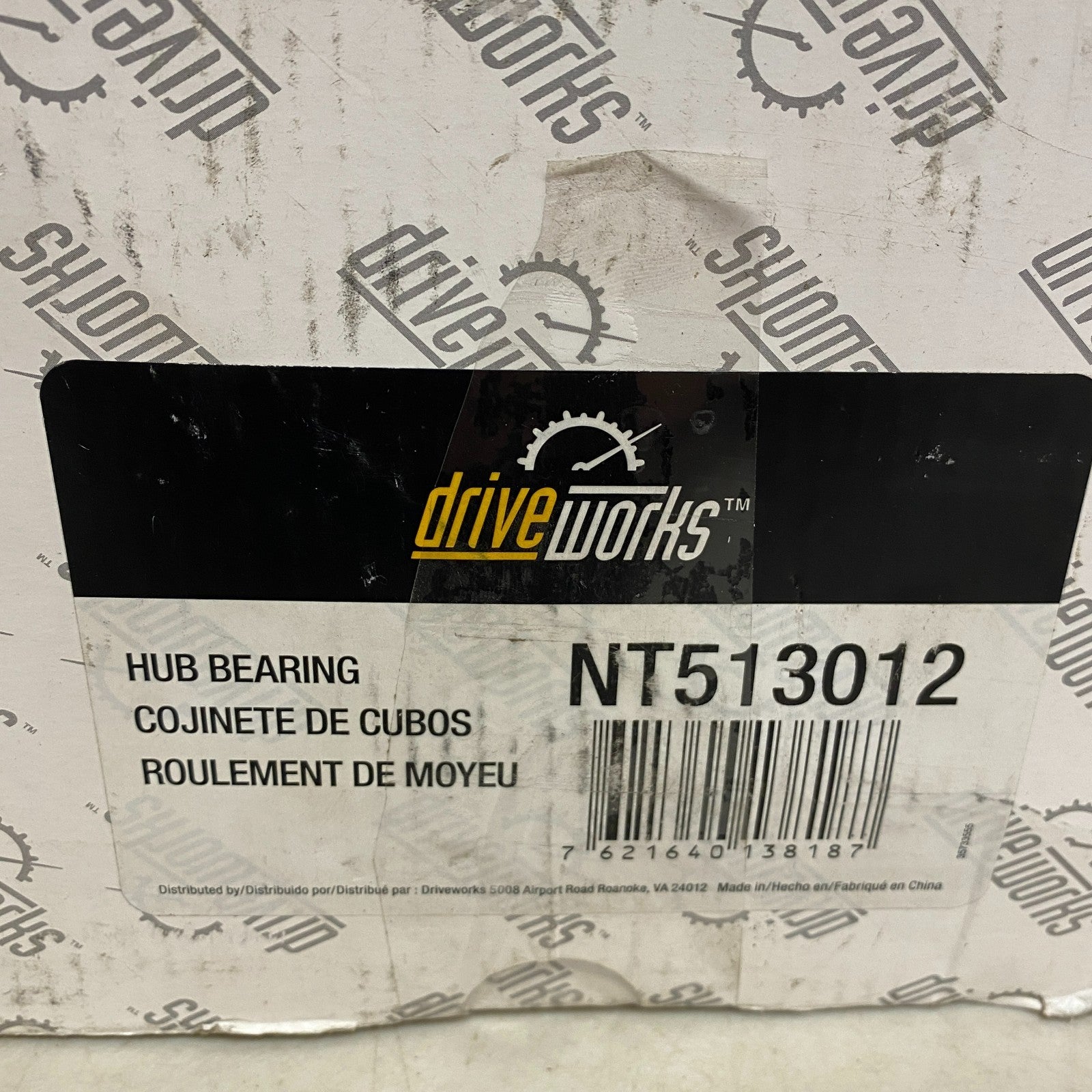 DRIVEWORKS Wheel Hub & Bearing Assembly Steel Sealed Model NT513012