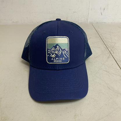 Alpine Design AD Washed Mesh Trucker Cap Navy ADMA8015