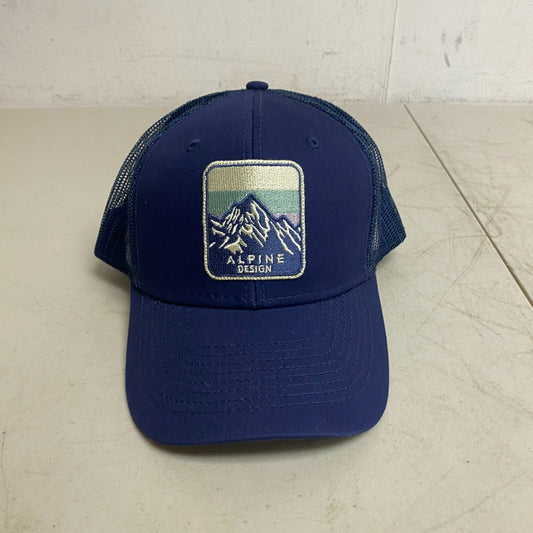 Alpine Design AD Washed Mesh Trucker Cap Navy ADMA8015