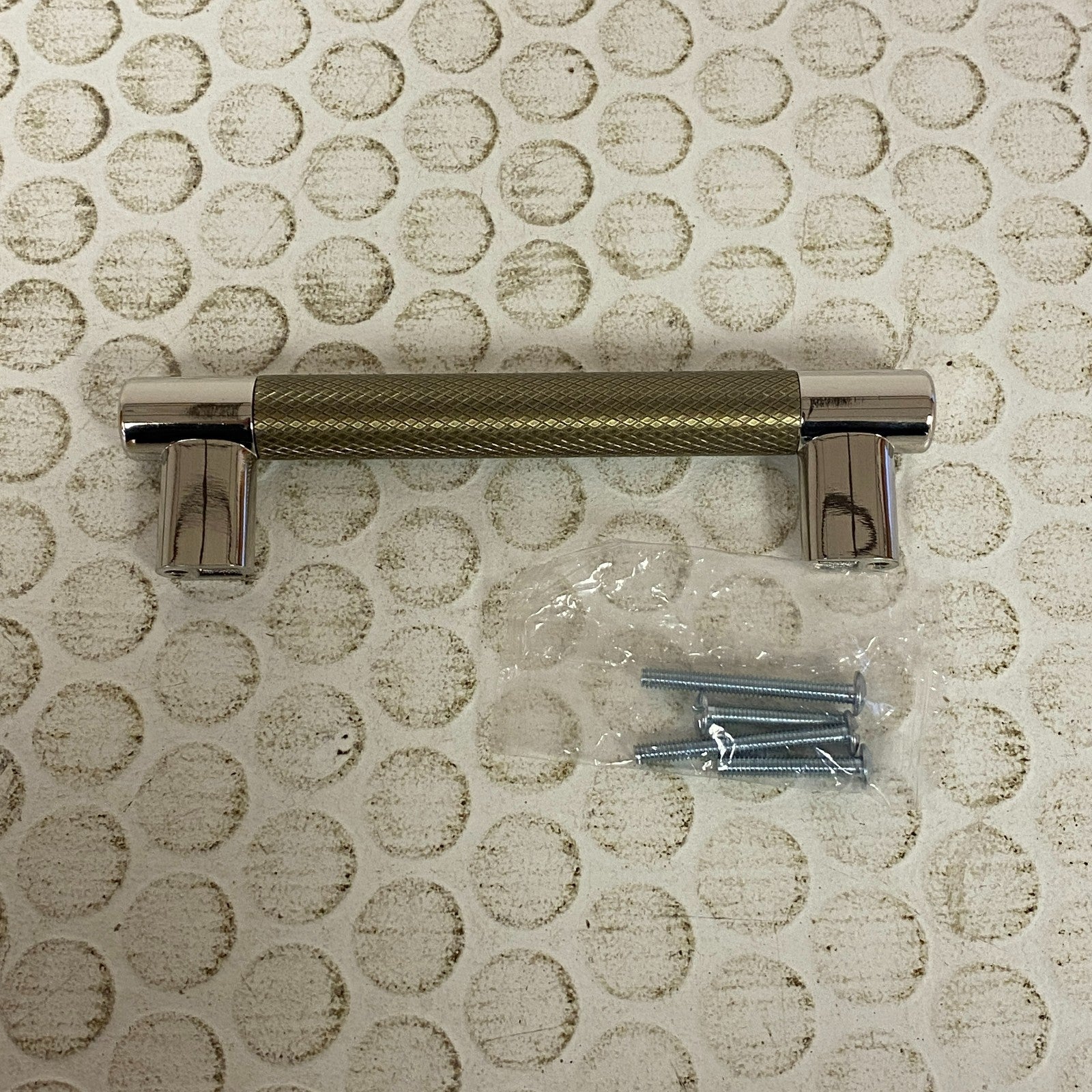 Amerock 5-1/16 in Cabinet Pull Polished Nickel / Golden Champagne BP36558PNBBZ