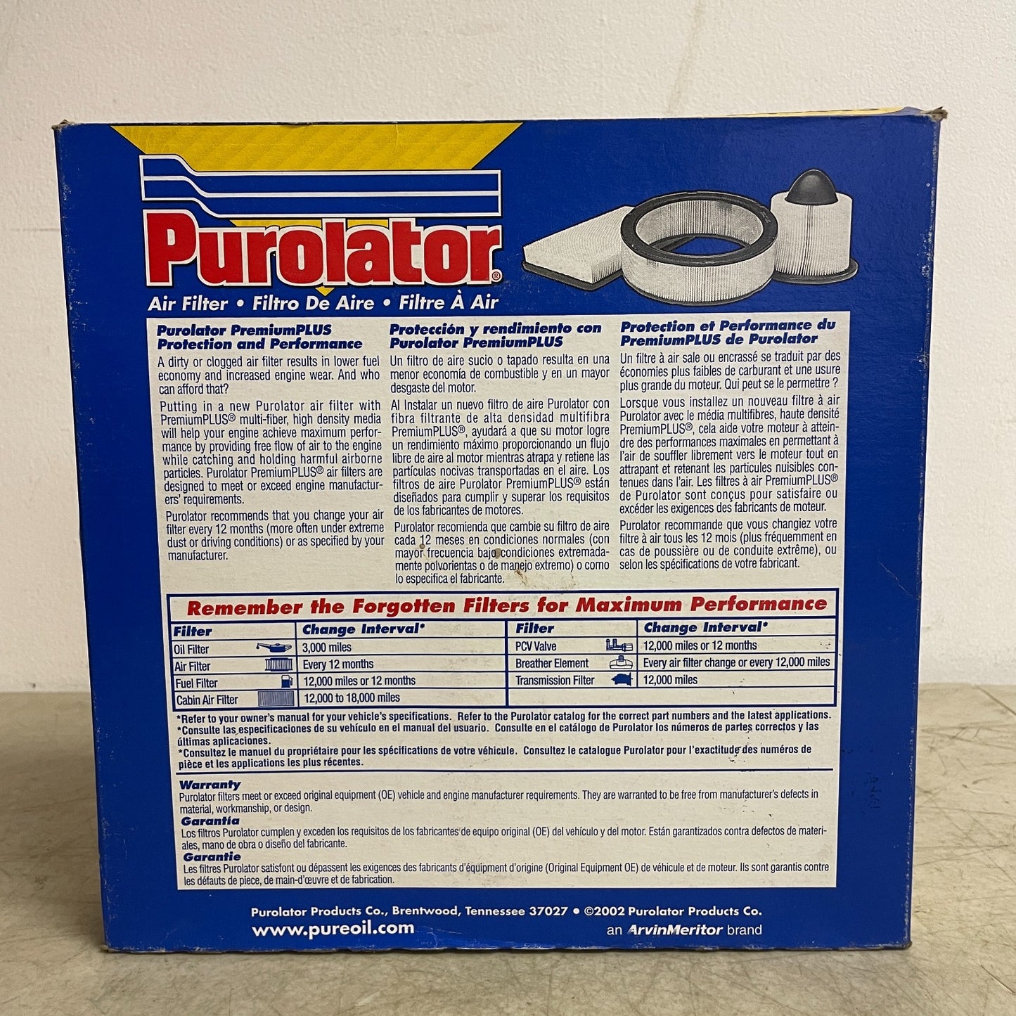 Purolator A45443 Engine Air Filter Premium PLUS
