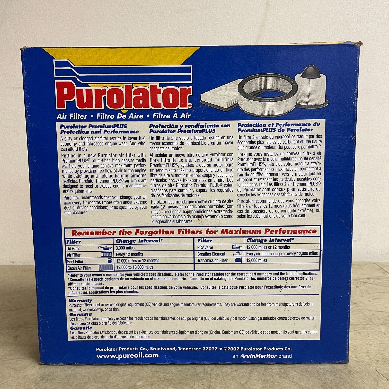Purolator A45443 Engine Air Filter Premium PLUS