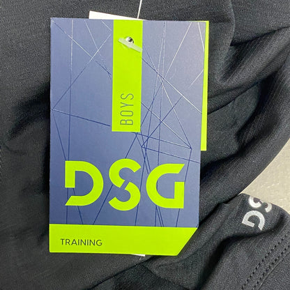 DSG Boys' Lightweight Hoodie Pure Black Double Dye DAB23105 Trendy Pullover