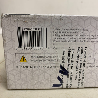 Tech2 3 in 1 Wireless Charging Pad with Adapter Qi-Enabled For Apple or Android