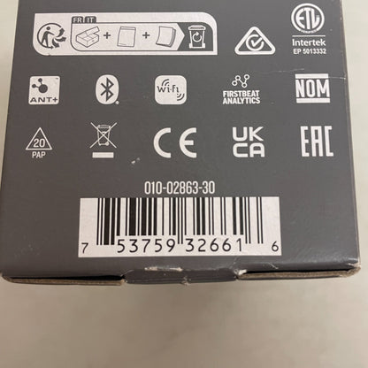 Garmin Forerunner 165 Music Black and Slate Gray AMOLED GPS Watch 010-02863-30