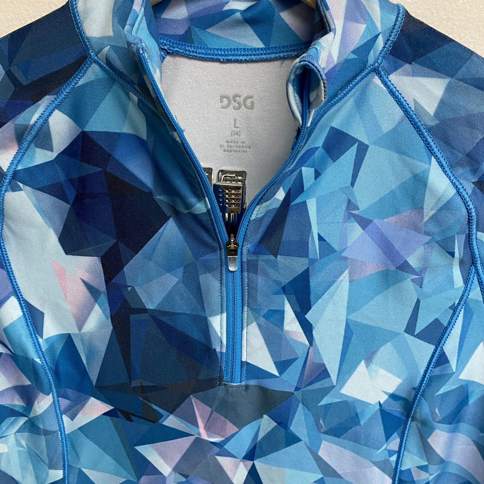DSG Girls CWC 1/4 Zip Prt Ice Crystals Long Sleeve Stylish DAG21501PRT