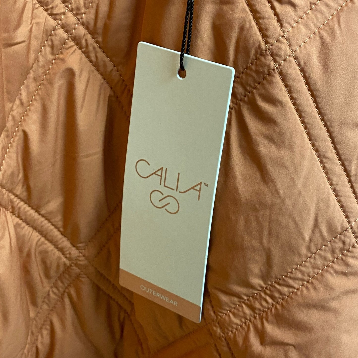 Calia Women's Quilted 1/2 Zip Pullover Apricot Aura WAX33055