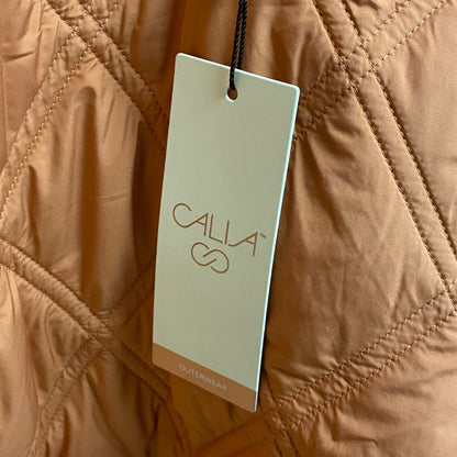 Calia Women's Quilted 1/2 Zip Pullover Apricot Aura WAX33055