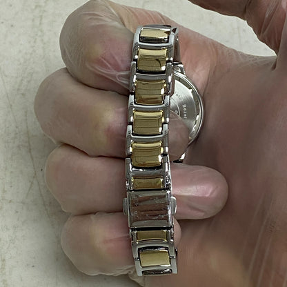 Armitron Women's 75/5594SVTT Diamond-Accented Two-Tone Bracelet Watch 75/5594TT