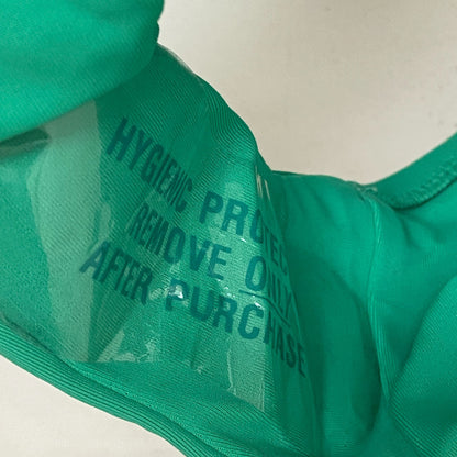 Calia Women's Swim Tummy Control Shirred Cut Out One Piece Swimsuit Green Glow