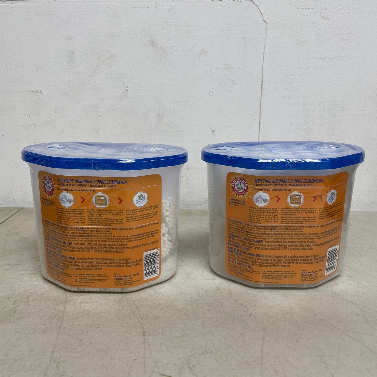 Arm & Hammer Moisture Absorber & Odor Eliminator 14oz Tub 2-Pack Fragrance Free