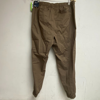 DSG Men's Training Causal Cotton Woven Jogger Athletic Fit Warm Almond DAM23111