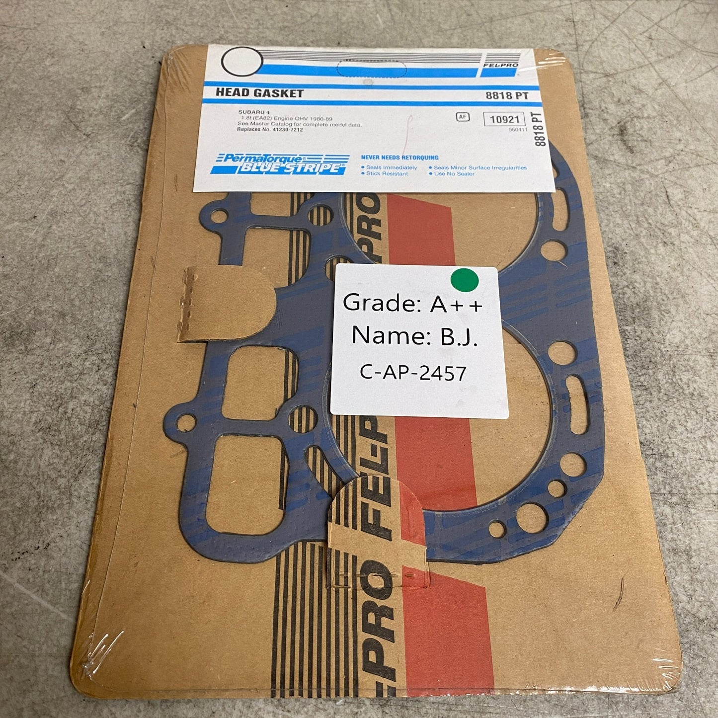 Fel-Pro 8818 PT Cylinder Head Gasket PermaTorque 1980-1987 Subaru GL Brat