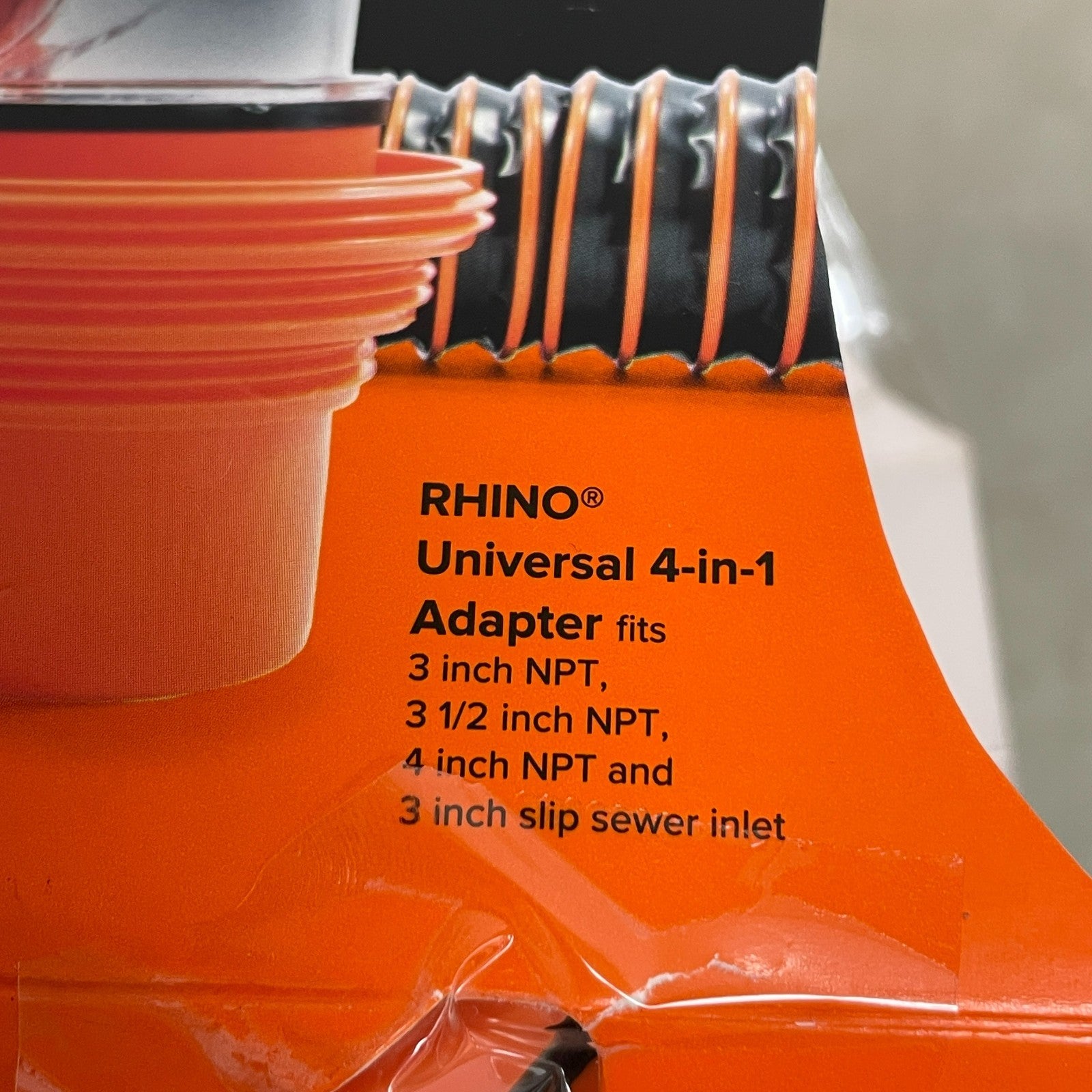 Camco RhinoFlex Clear Elbow with 4-in-1 Adapter 360° Swivel 39736