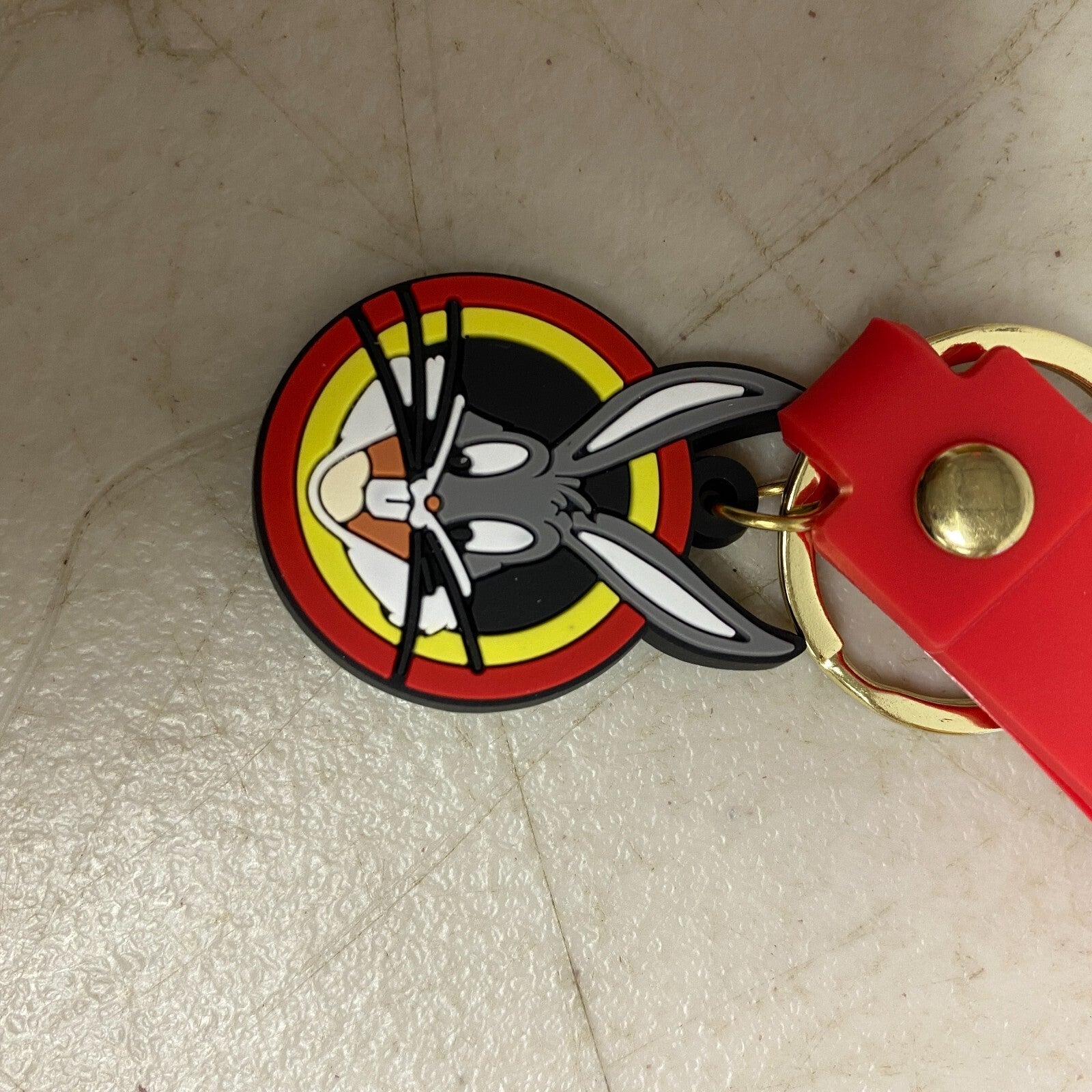 New Assorted 3D Silicon Cartoon Looney Tunes Keychain With Bugs Bunny Accessory