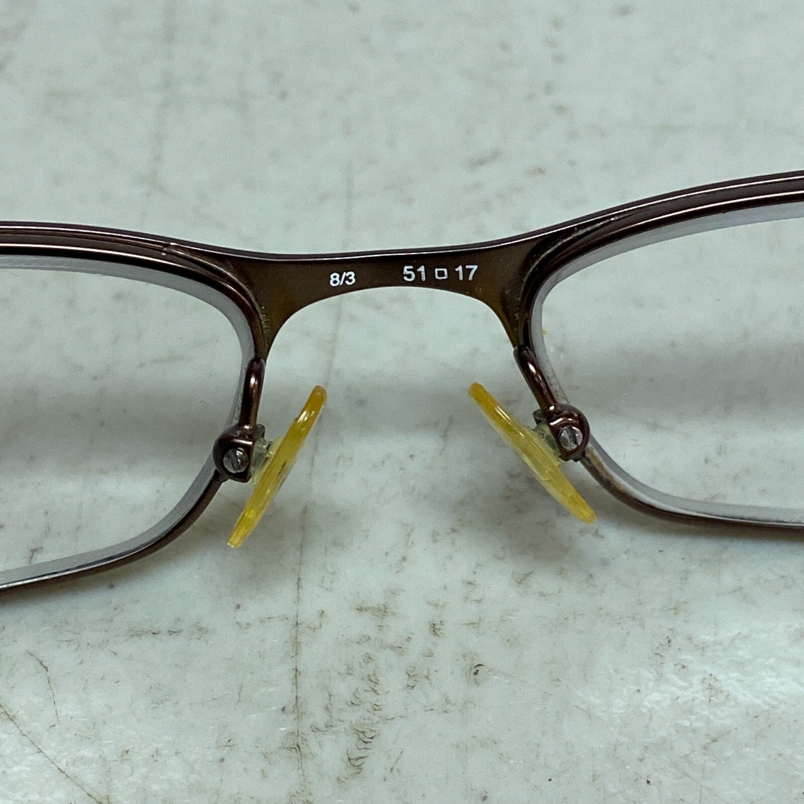 Diesel Women Eyeglasses Patterned glasses 8/3 51-17 Brown/Beige  USED -VERY GOOD