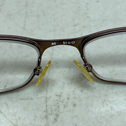 Diesel Women Eyeglasses Patterned glasses 8/3 51-17 Brown/Beige  USED -VERY GOOD