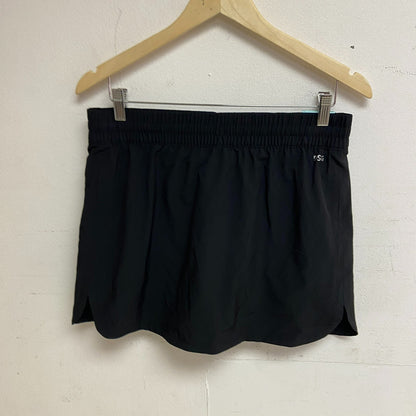 DSG Women's Mid Rise Stride Skort Pure Black Solid  DAW13123