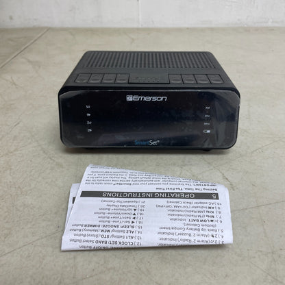 Emerson SmartSet CKS1900 Dual Alarm Clock Radio AM/FM Dimmer 0.9" LED Display