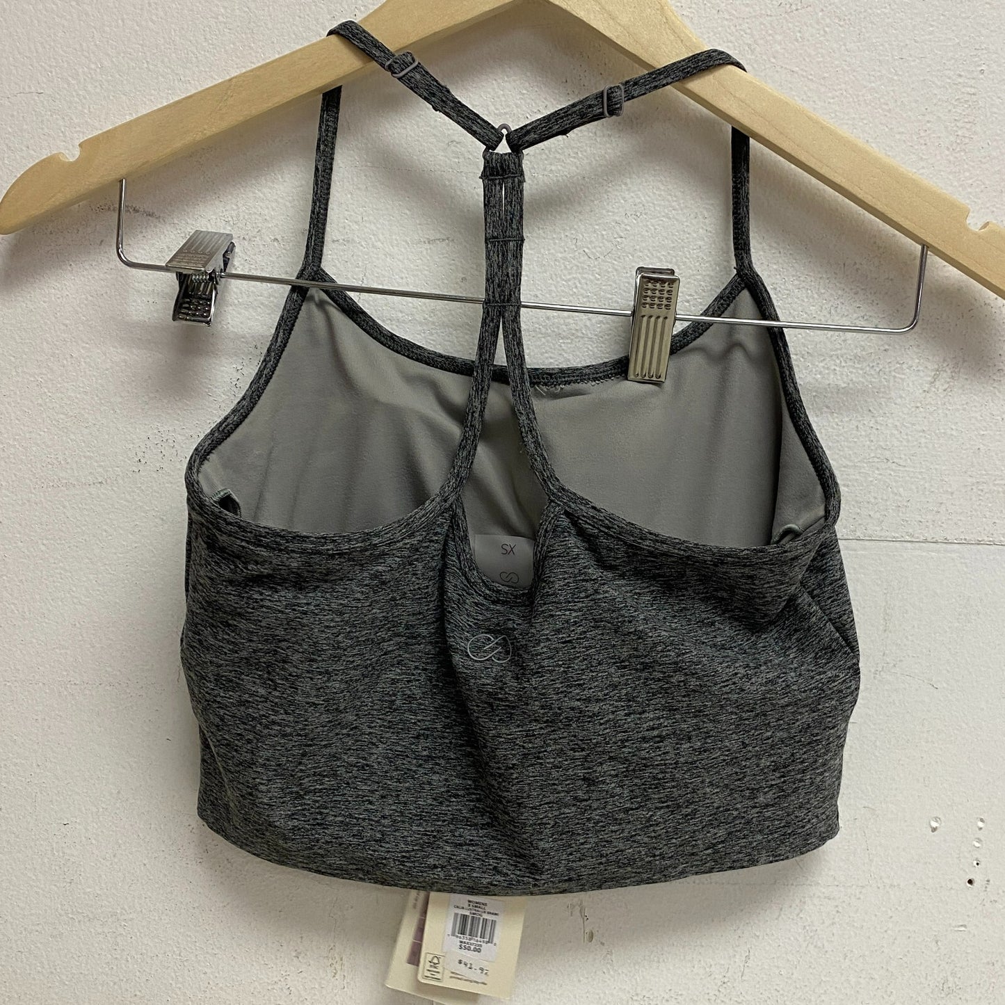 CALIA Women's LustraLux Brami Smog Racerback Summer Stylish Trendy WAX37235