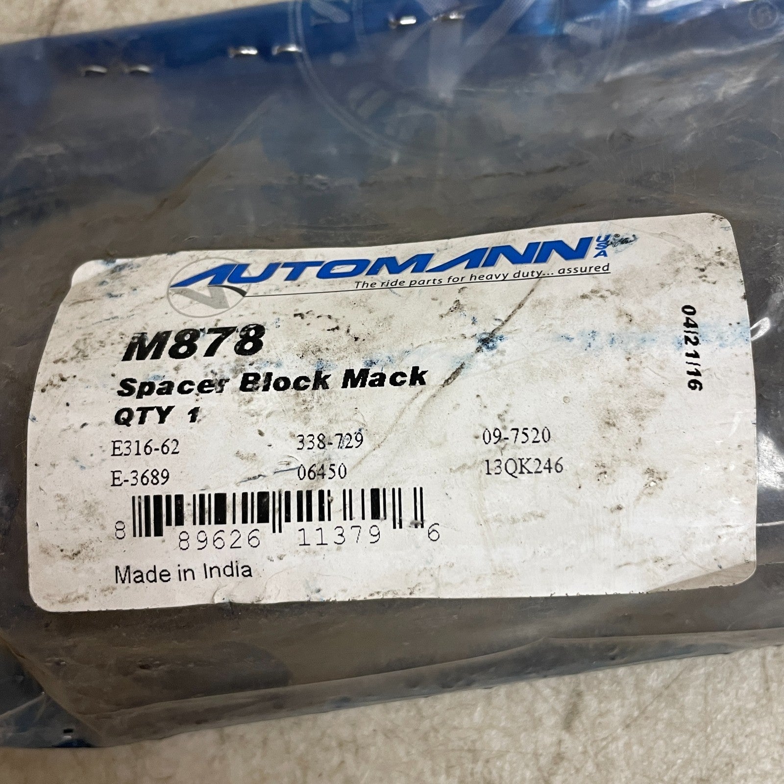 AUTOMANN Suspension Silent Block Bushing Rubber Model MR668