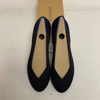 Rothy’s The Flat Round-Toe Ballet Flat Black Solid 001‑112 Size 9