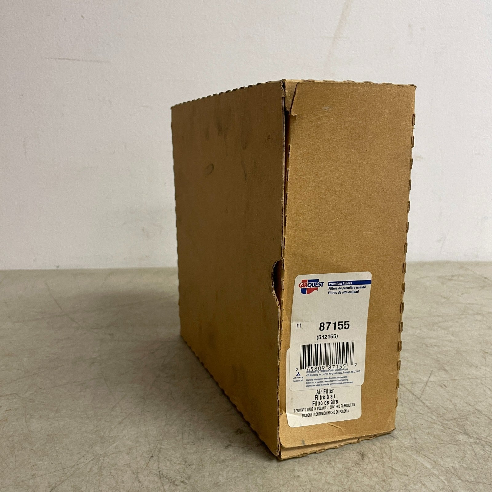 Carquest Engine Air Filter Heavy-Duty WIX/NAPA Equivalent White 87155