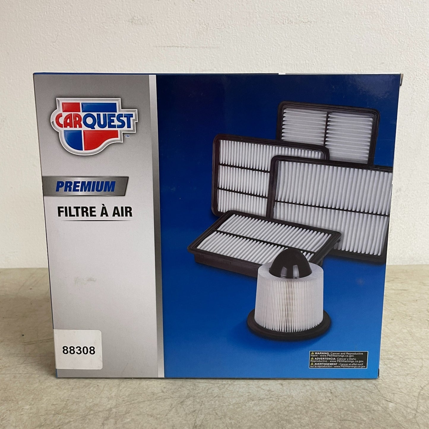 Carquest Premium 88308 Engine Air Filter 9.80" x 8.94" x 1.73 OE Fit Replacement