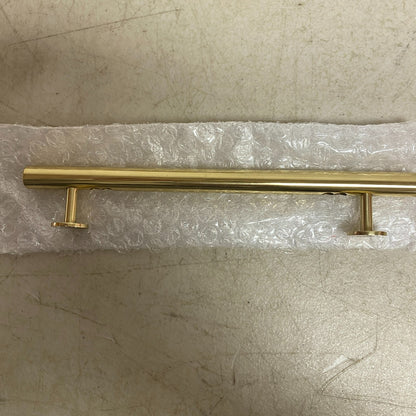 SIGNATURE HARDWARE 8" DIEHL ADJUSTABLE ROUND BRASS DRAWER PULL- POLISHED BRASS