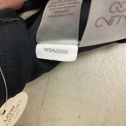 Calia Women's Swim Tie Back Racerback Low Support Bikini Top Pure Black WSA23200